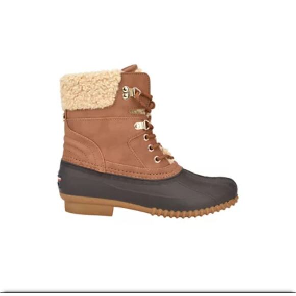 TOMMY HILFIGER NWT RAINAH DUCK BOOTS - Picture 2 of 5